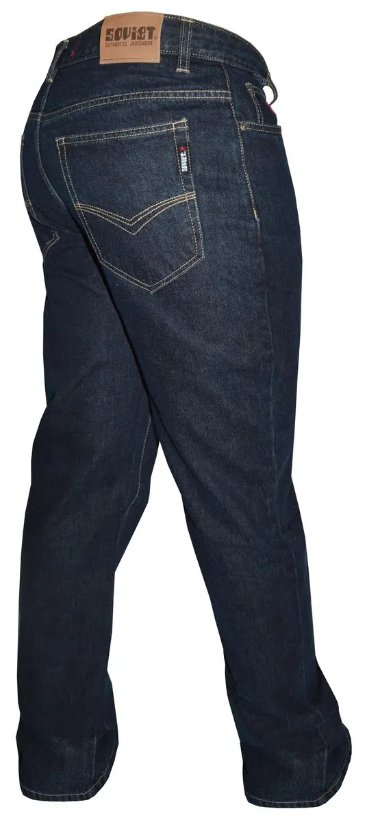 Soviet - Impact Men's Core Straight Leg Denim - Blue Black