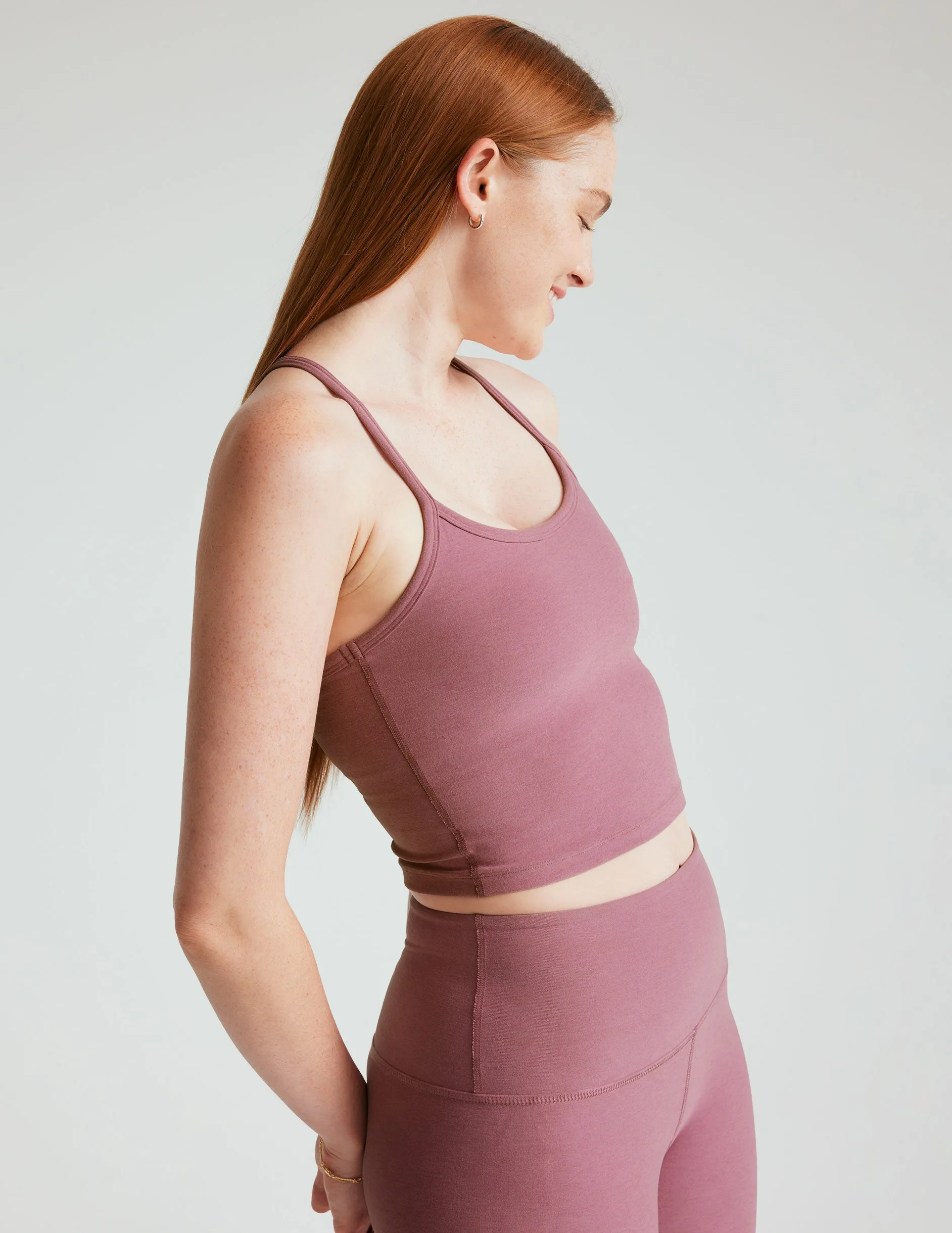 Spacedye Slim Racerback Cropped Tank