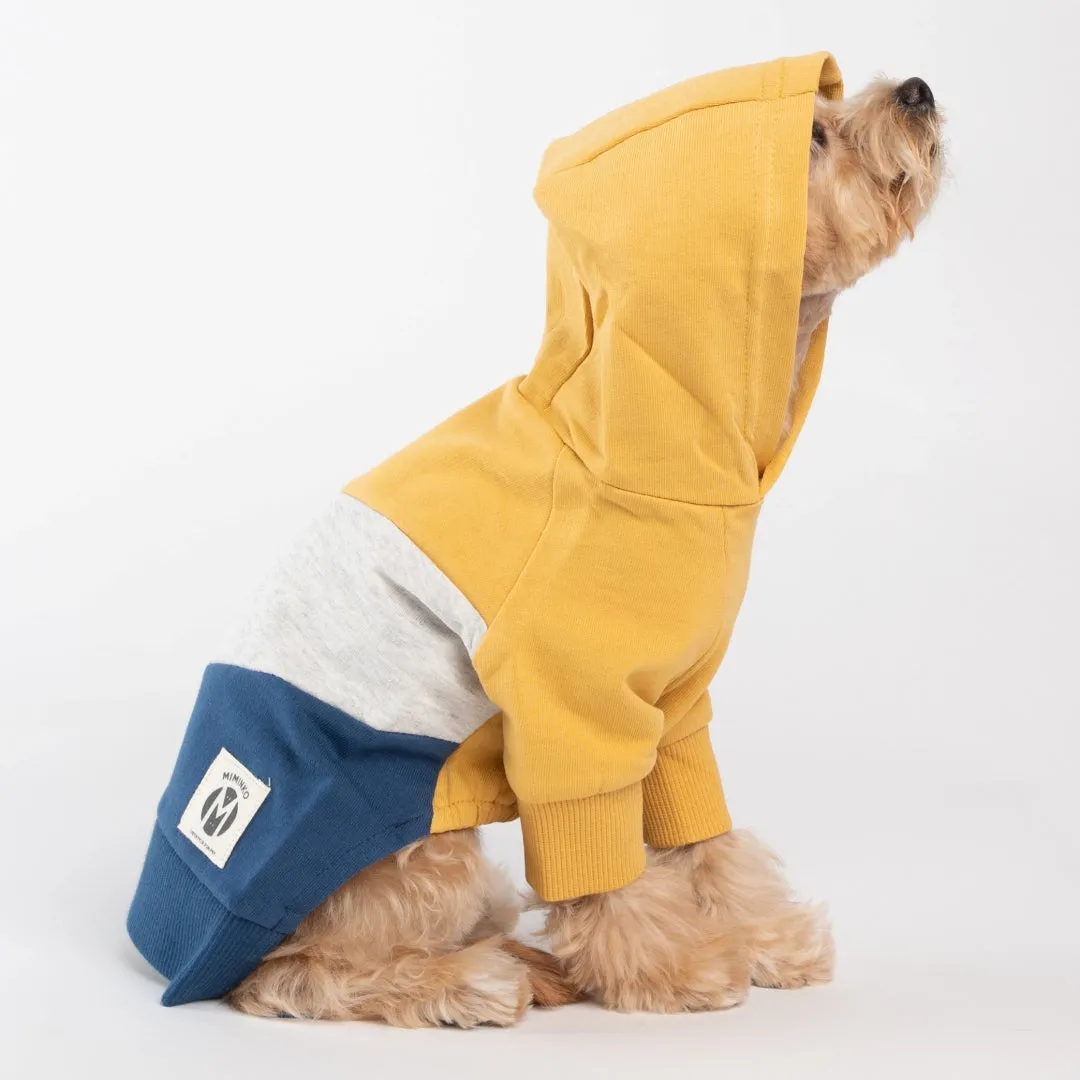 Sporty Hoodie - Contrasting Color – Yellow