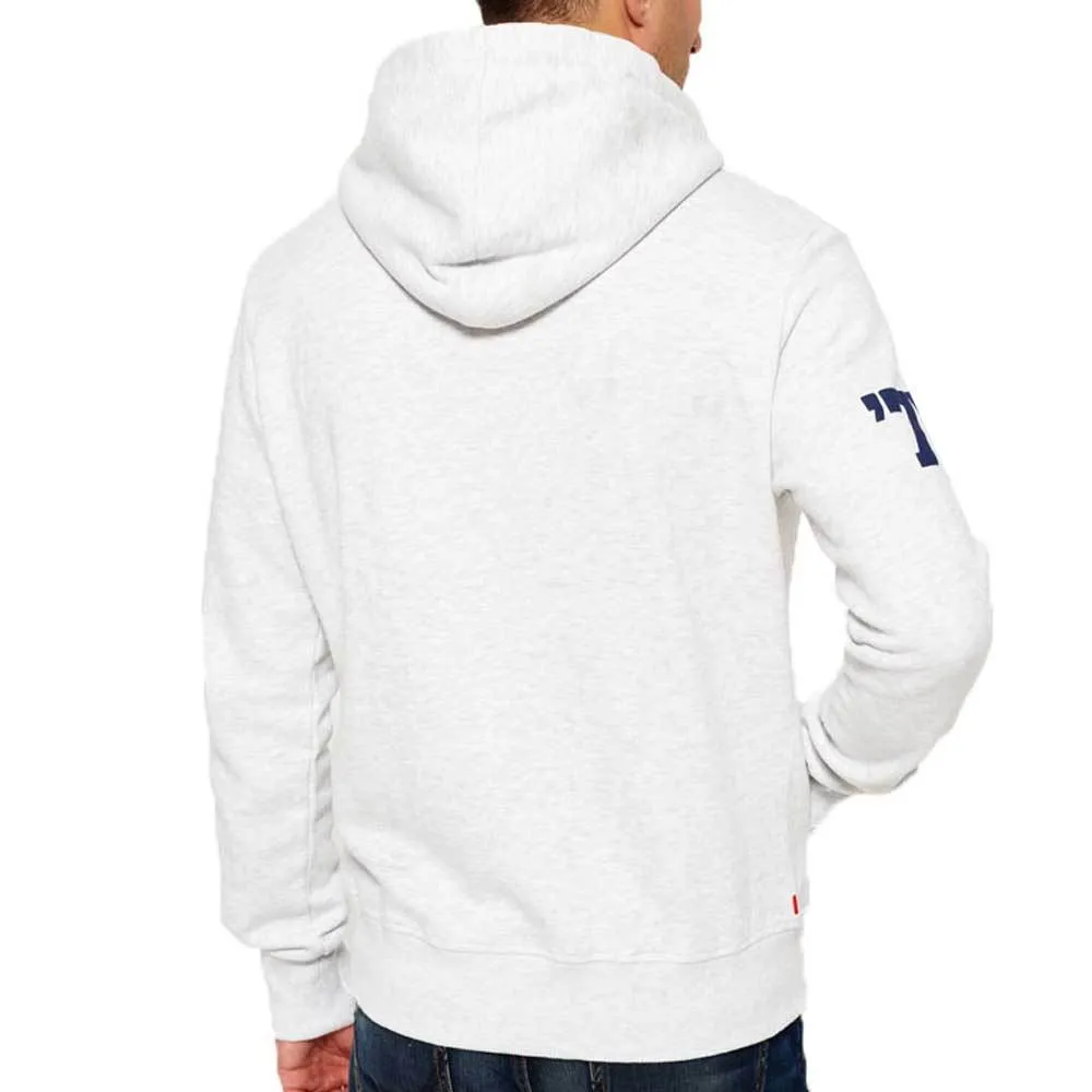 Superdry Mens Sweat Shirt Store Hoodie - Ice Marl