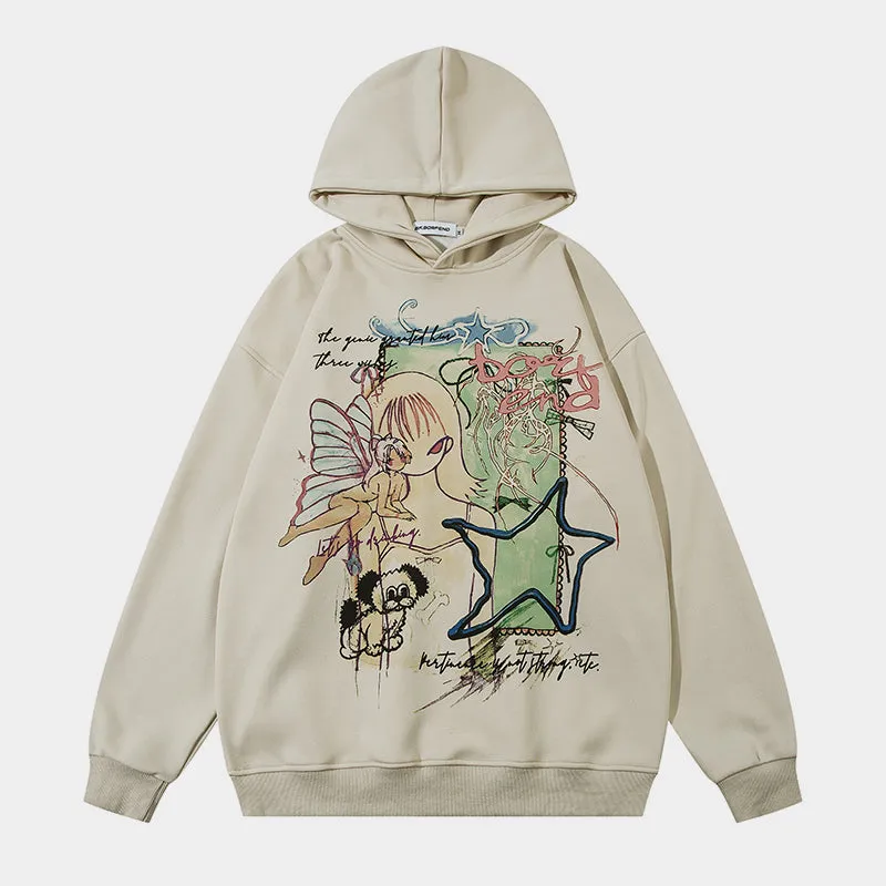 Teen | Y2K Inspired Oversized Graphic Hoodie