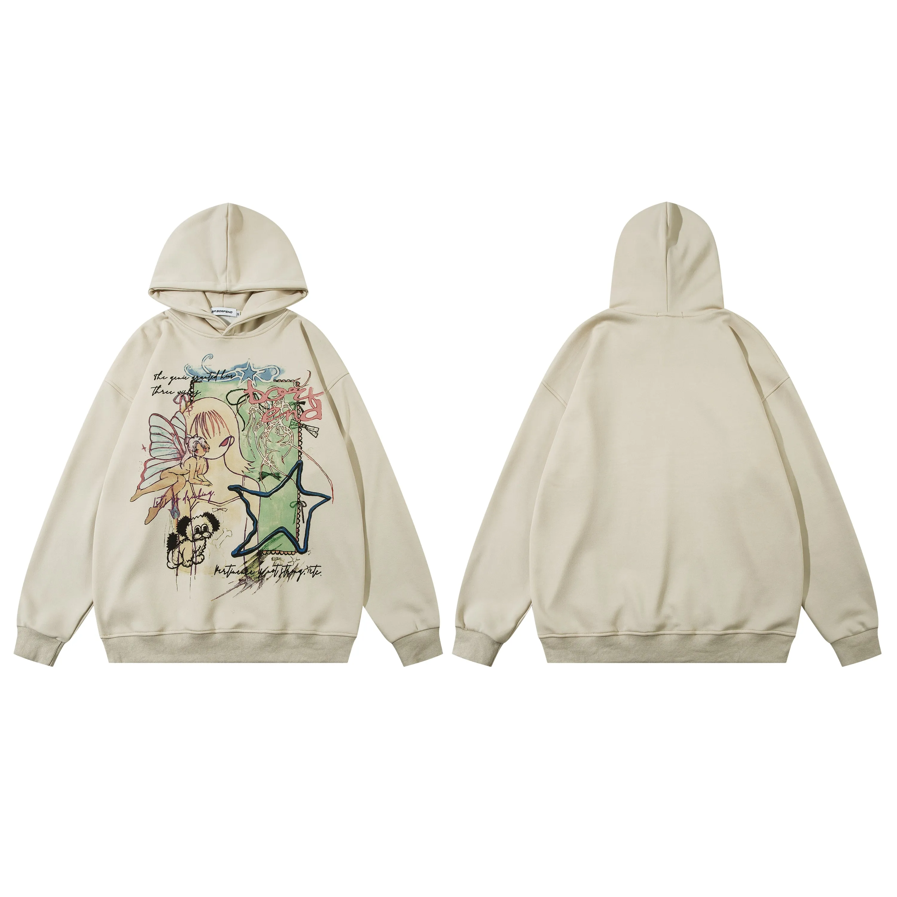 Teen | Y2K Inspired Oversized Graphic Hoodie