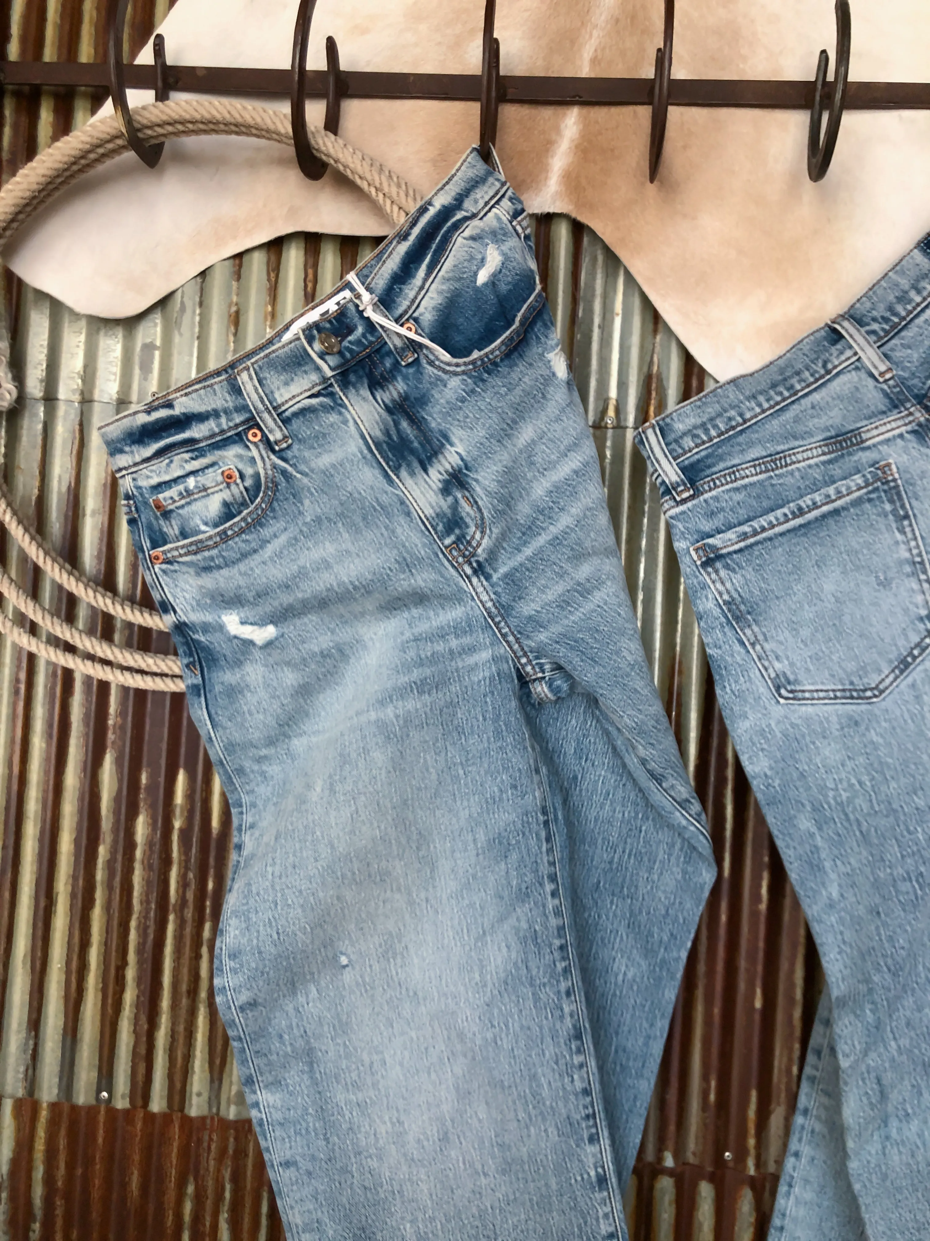 The Andie High Rise 90's Wide Leg Jean