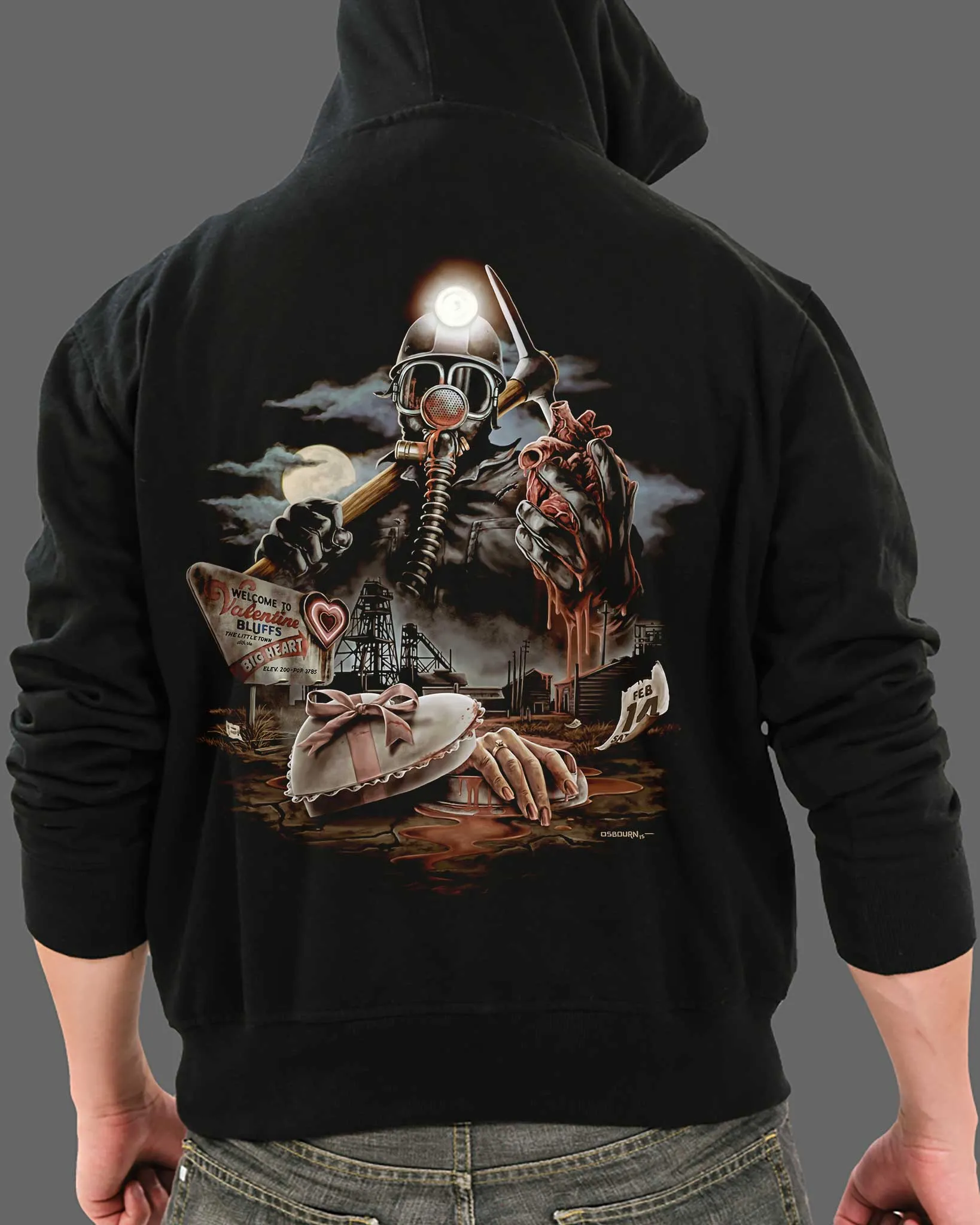 The Bloody Miner - Zippered Hoodie