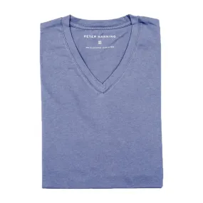 The V Neck T - Denim