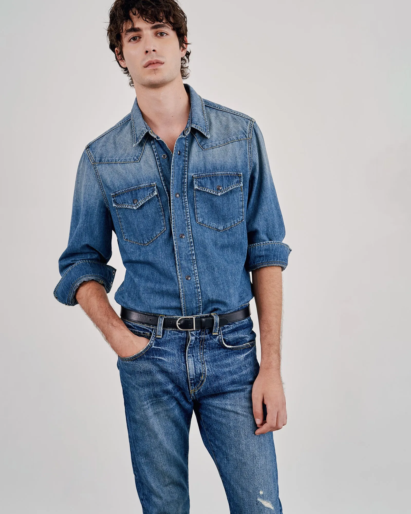 TRAVIS DENIM SHIRT