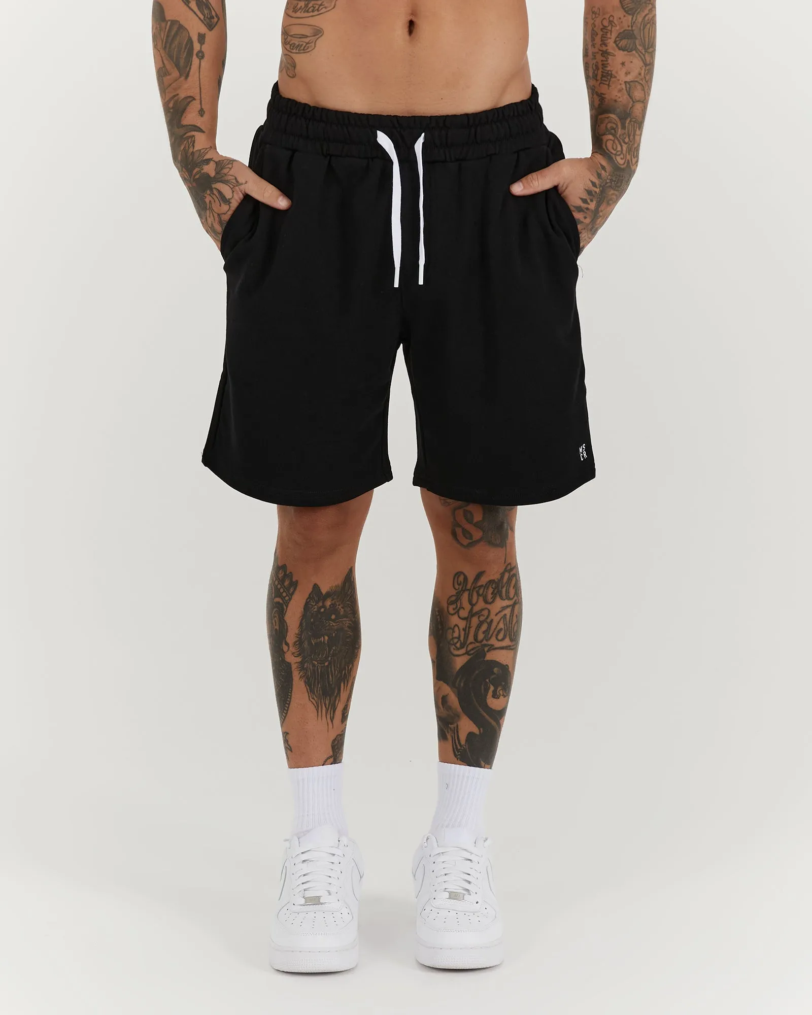 UNWIND SHORTS 8" - BLACK