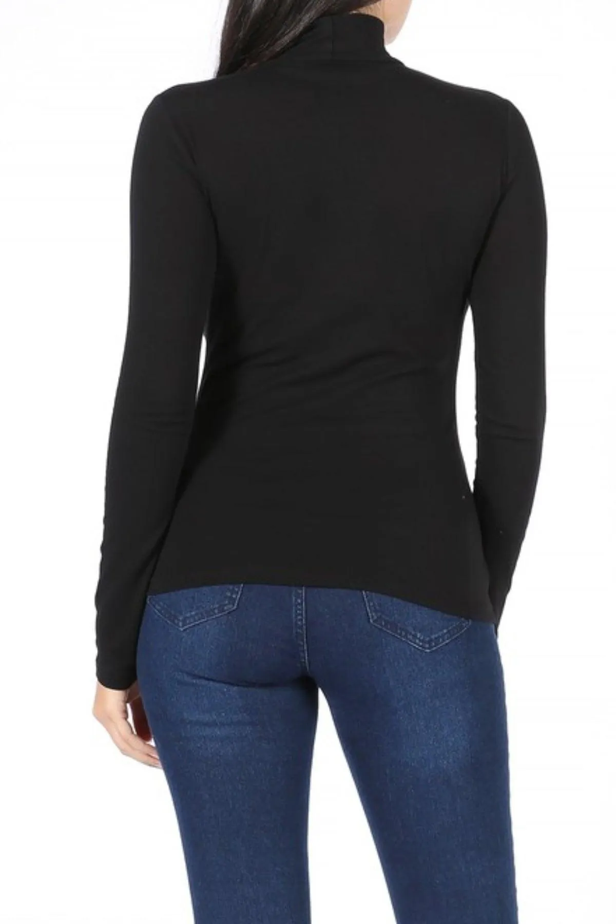 Women's Long Sleeve Turtle Neck T-Shirt