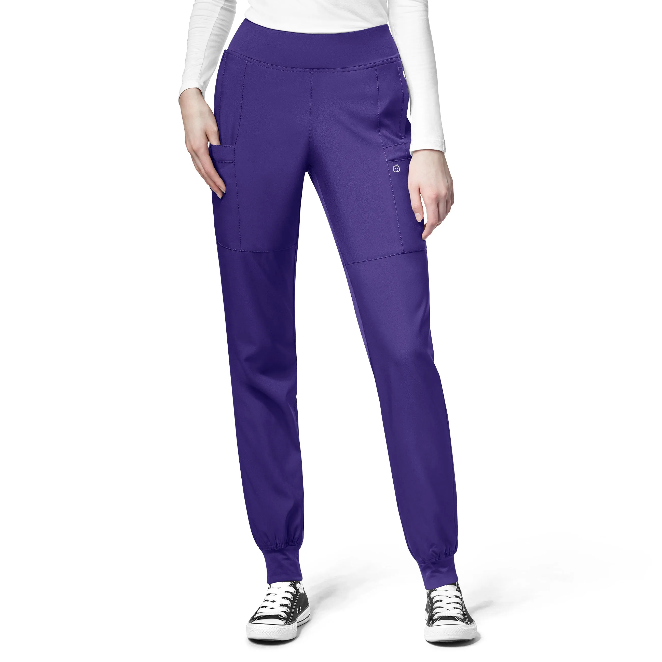 WonderWink W123 Women's 5555 Yoga Waist Jogger Scrub Pant - TALL