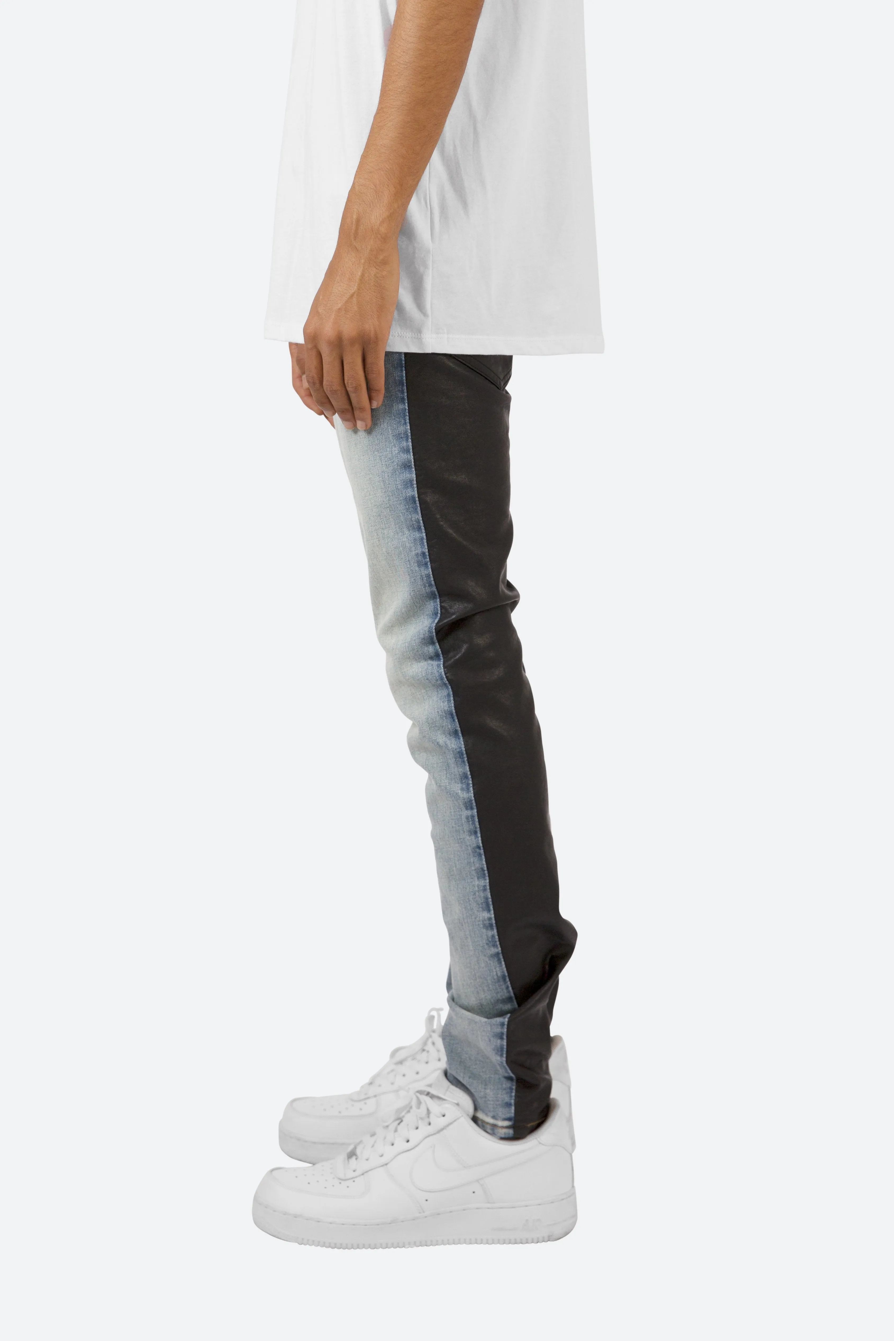 X158 Stretch Denim - Blue/Black